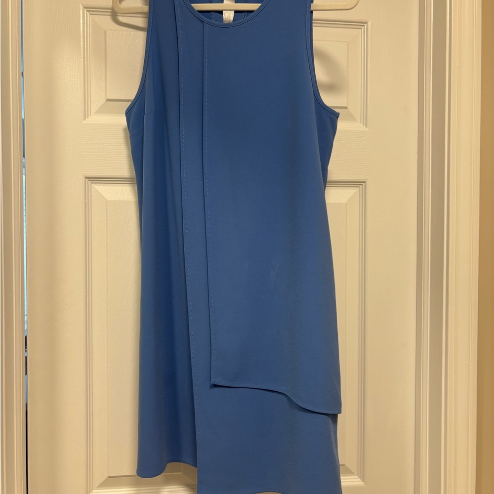 Mud Pie Asymmetrical Blue Dress